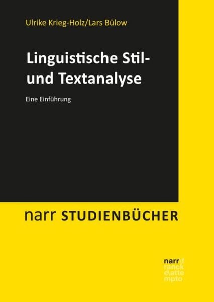 Produktbild: Linguistische Stil- und Textanalyse
