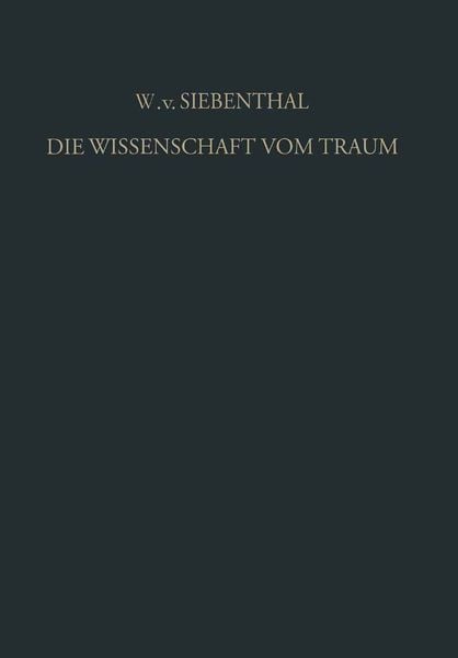 Produktbild: Die Wissenschaft vom Traum Ergebnisse und Probleme