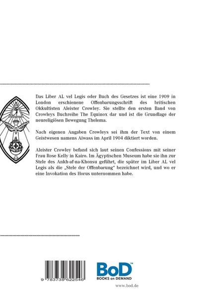 Produktbild: Aivass: Liber Al vel Legis
