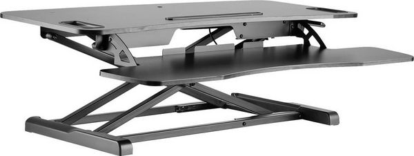 Produktbild: Digitus DA-90380-1 Sitz-Steh-Schreibtischaufsatz H&ouml;hen-Bereich: 100 bis 500mm Schwarz