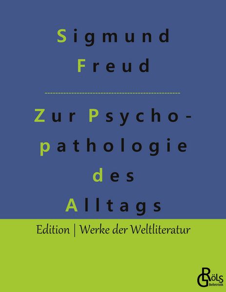 Produktbild: Zur Psychopathologie des Alltagslebens