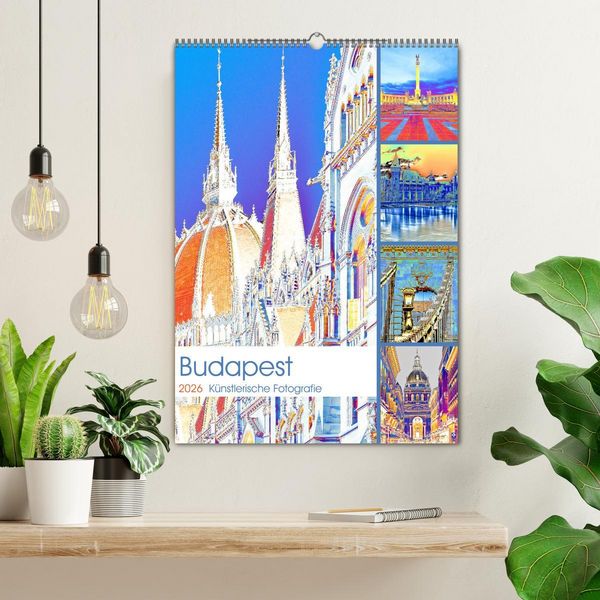 Produktbild: Budapest - K&uuml;nstlerische Fotografie (Wandkalender 2026 DIN A2 hoch), CALVENDO Monatskalender