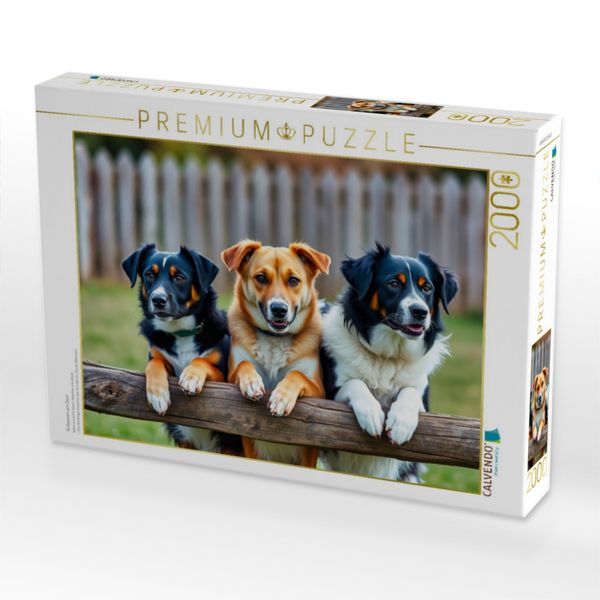 Produktbild: CALVENDO Puzzle Aufpassen am Zaun | 2000 Teile Lege-Gr&ouml;&szlig;e 90x67cm Foto-Puzzle f&uuml;r gl&uuml;ckliche Stunden