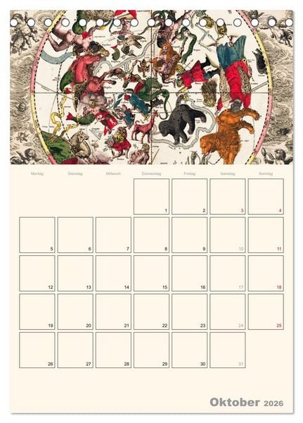 Produktbild: Zu den Sternen - mit Planerfunktion (Tischkalender 2026 DIN A5 hoch), CALVENDO Monatskalender