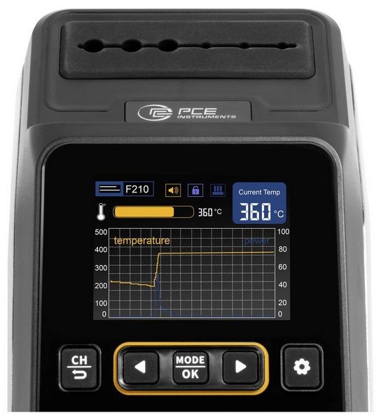 Produktbild: PCE Instruments PCE-SST 200 L&ouml;tstation Set digital 200W 100 - 450&deg;C inkl. L&ouml;tspitze