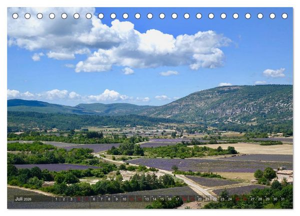 Produktbild: Lavendel. Der Duft der Provence (Tischkalender 2026 DIN A5 quer), CALVENDO Monatskalender