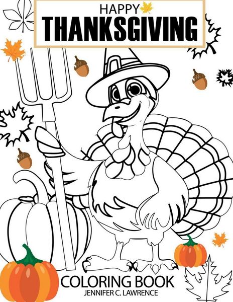 Produktbild: Happy Thanksgiving Coloring Book