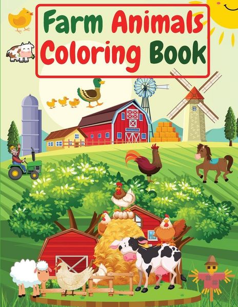 Produktbild: Farm Animals Coloring Book