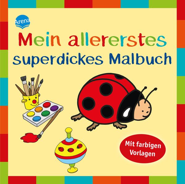 Mein allererstes superdickes Malbuch, Taschenbuch von Birgitta Nicolas, Arena, 9783401709642