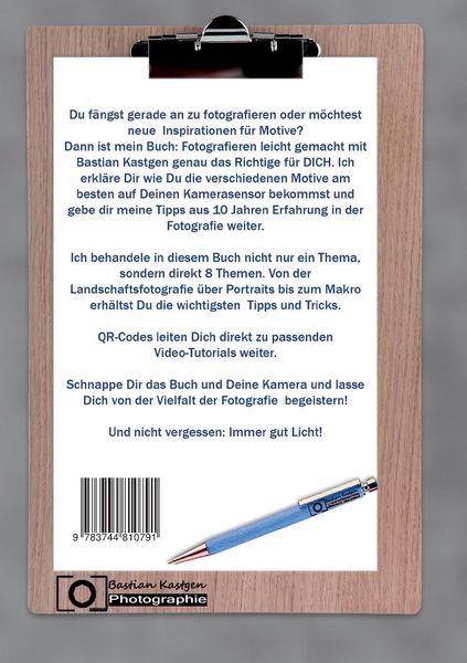 Produktbild: Fotografieren leicht gemacht mit Bastian Kastgen