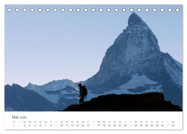 Produktbild: Magie Matterhorn (Tischkalender 2026 DIN A5 quer), CALVENDO Monatskalender