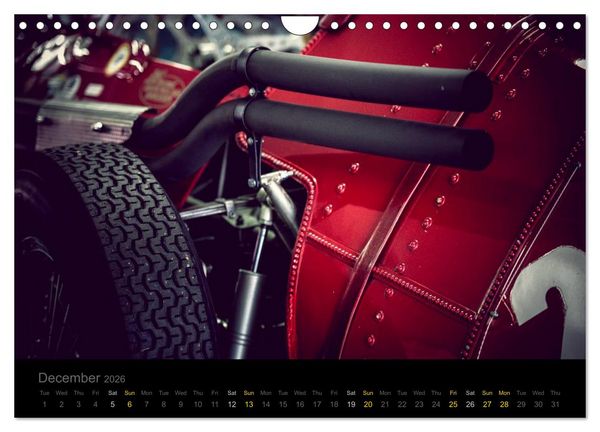 Produktbild: Maserati - Early GP Cars (Wall Calendar 2026 DIN A4 landscape), CALVENDO 12 Month Wall Calendar
