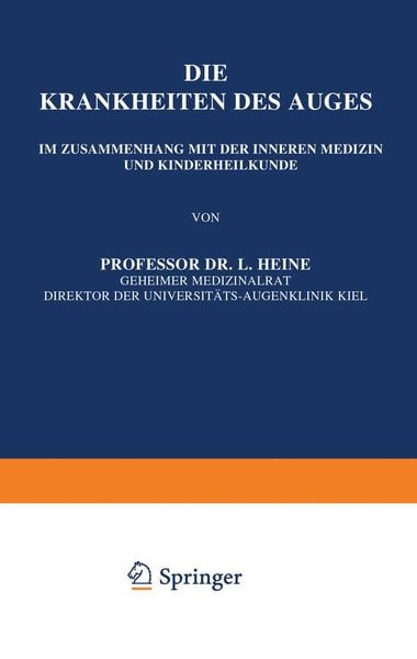 Produktbild: Die Krankheiten des Auges