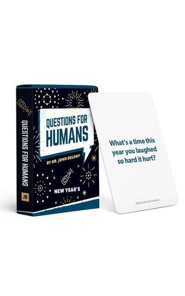 Produktbild: Questions for Humans: New Year's - 52 Conversation Starters to Celebrate, Reflect, and Kick Off the Year with Fun