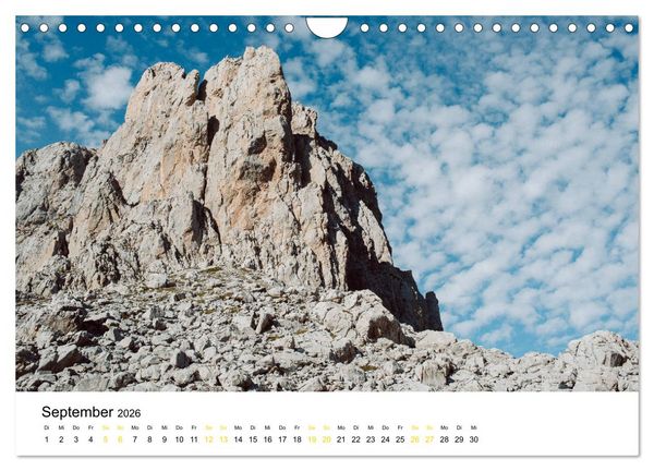 Produktbild: Asturien - Von der K&uuml;ste bis zu den Gipfeln Europas (Wandkalender 2026 DIN A4 quer), CALVENDO Monatskalender