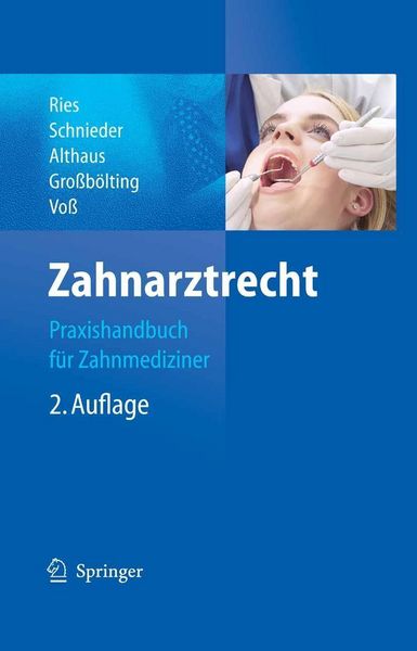 Produktbild: Zahnarztrecht
