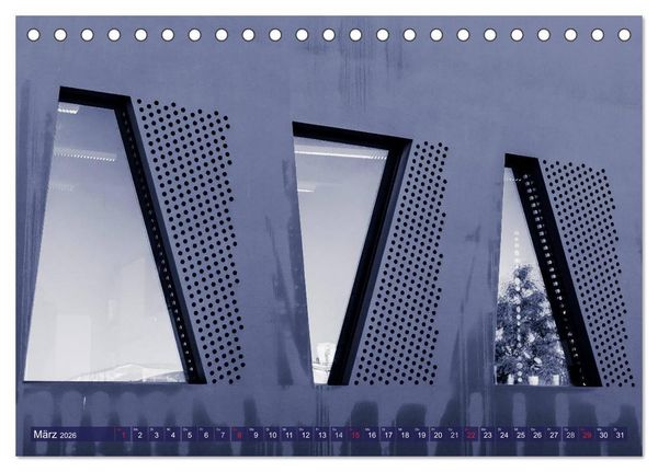 Produktbild: Abstrakte Architektur (Tischkalender 2026 DIN A5 quer), CALVENDO Monatskalender