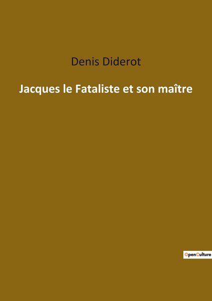 Produktbild: Jacques le Fataliste et son ma&icirc;tre