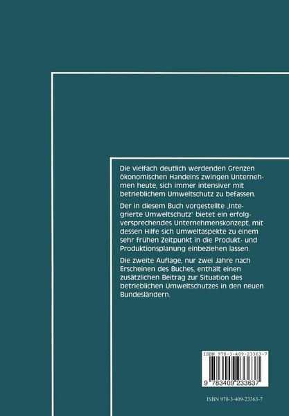 Produktbild: Integrierter Umweltschutz