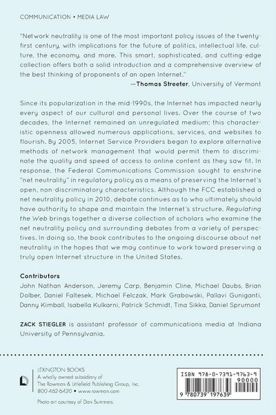Produktbild: Regulating the Web