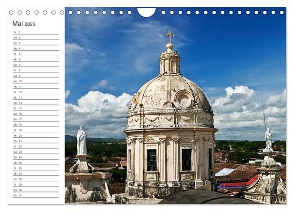 Produktbild: Nicaragua - Vulkane und Kolonialarchitektur (Wandkalender 2026 DIN A4 quer), CALVENDO Monatskalender