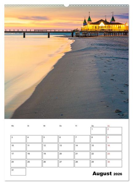 Produktbild: Usedom - Inseltraum im Norden (hochwertiger Premium Wandkalender 2026 DIN A2 hoch), Kunstdruck in Hochglanz