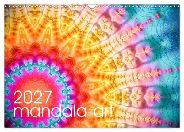 Produktbild: mandala-art (Wandkalender 2027 DIN A3 quer), CALVENDO Monatskalender