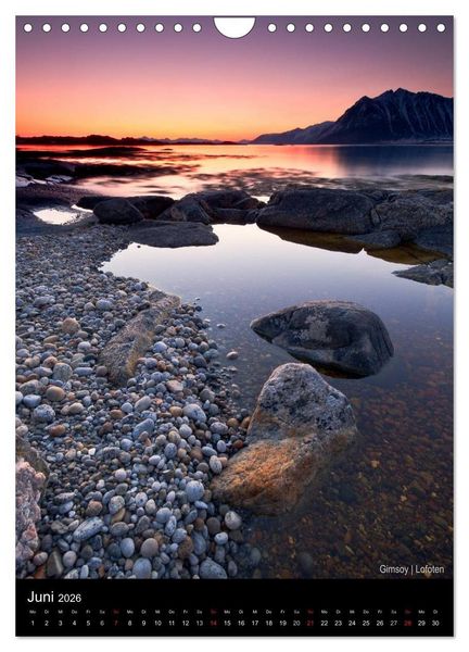 Produktbild: Northern Norway (Wandkalender 2026 DIN A4 hoch), CALVENDO Monatskalender
