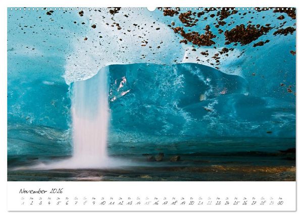 Produktbild: Wasserf&auml;lle klein und gro&szlig; (Wandkalender 2026 DIN A2 quer), CALVENDO Monatskalender