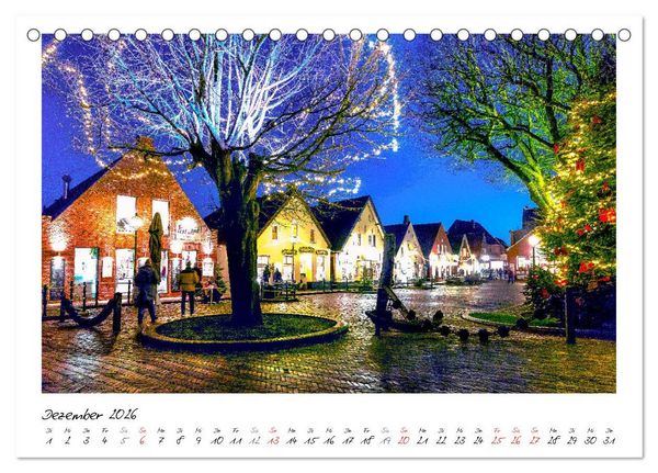 Produktbild: Fischerdorf Greetsiel (Tischkalender 2026 DIN A5 quer), CALVENDO Monatskalender