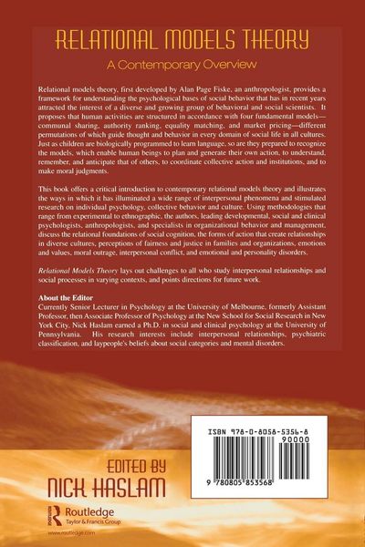 Produktbild: Relational Models Theory