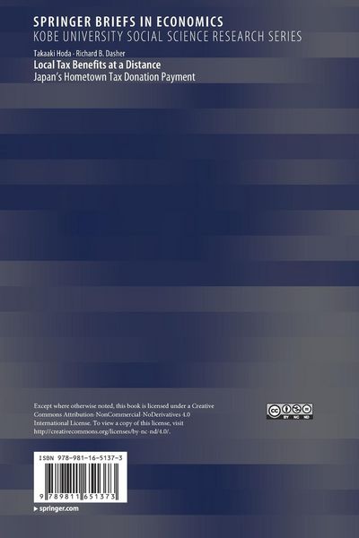 Produktbild: Local Tax Benefits at a Distance