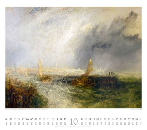 Produktbild: William Turner Kalender 2027