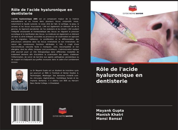 Produktbild: R&ocirc;le de l'acide hyaluronique en dentisterie