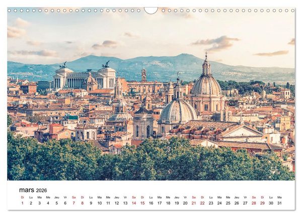Produktbild: Rome, La Cit&eacute; &Eacute;ternelle (Calendrier mural 2026 DIN A3 vertical), CALVENDO calendrier mensuel