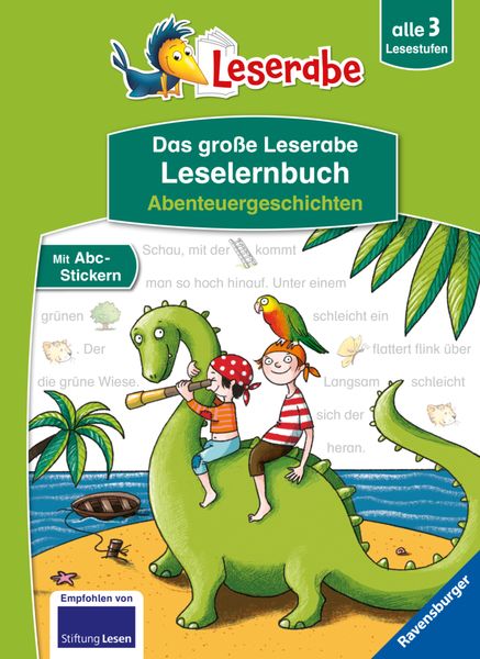 Das große Leserabe Leselernbuch: Abenteuergeschichten - Leserabe ab der 1. Klasse - Erstlesebuch für Kinder ab 5 Jahren