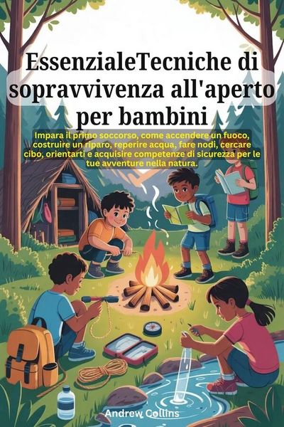 Produktbild: EssenzialeTecniche di sopravvivenza all'aperto per bambini
