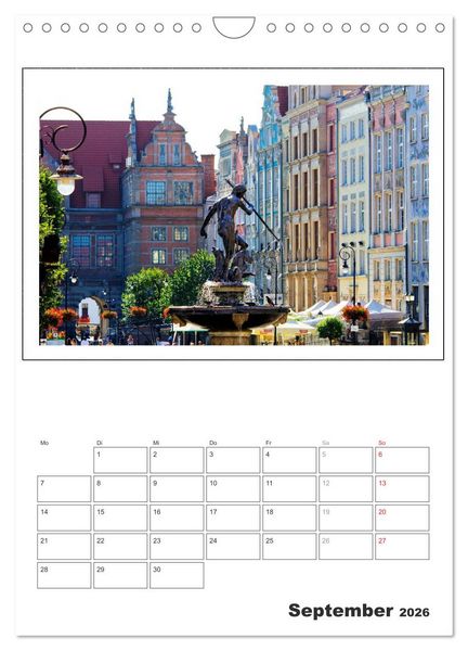 Produktbild: Danzig - Gdansk (Wandkalender 2026 DIN A4 hoch), CALVENDO Monatskalender
