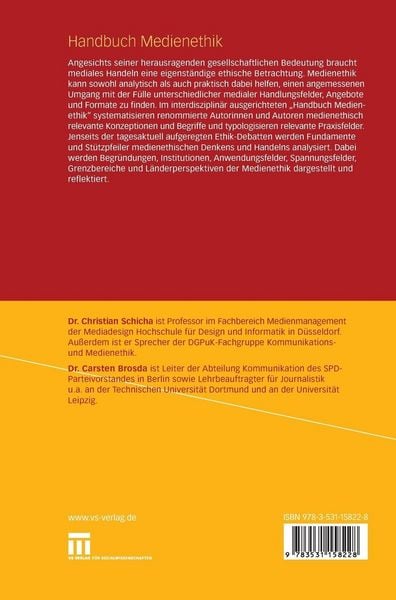 Produktbild: Handbuch Medienethik
