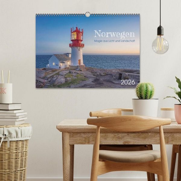Produktbild: Norwegen - Magie aus Licht und Landschaft (Wandkalender 2026 DIN A3 quer), CALVENDO Monatskalender