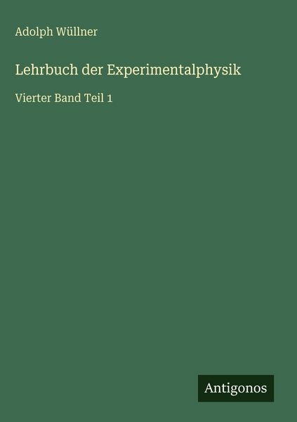 Produktbild: Lehrbuch der Experimentalphysik