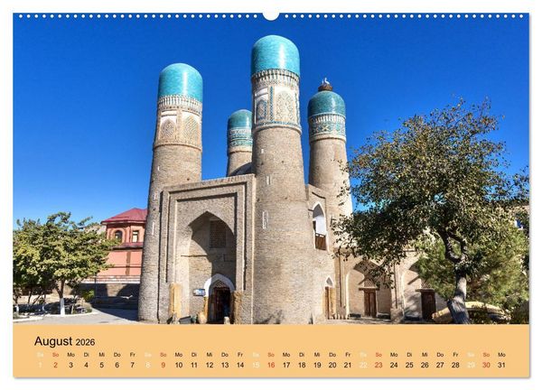Produktbild: Uzbekistan - m&auml;rchenhafte Seidenstra&szlig;e (Wandkalender 2026 DIN A2 quer), CALVENDO Monatskalender