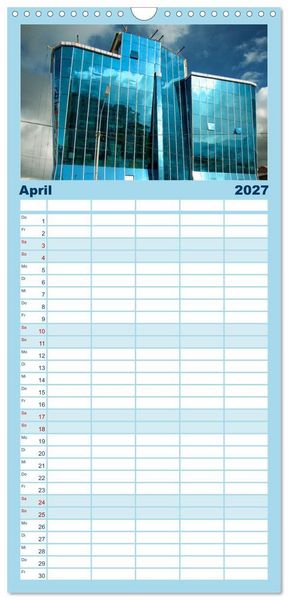 Produktbild: Familienplaner 2027 - UB, Ulan Bator, Ulaanbaatar mit 5 Spalten (Wandkalender, 21 x 45 cm) CALVENDO