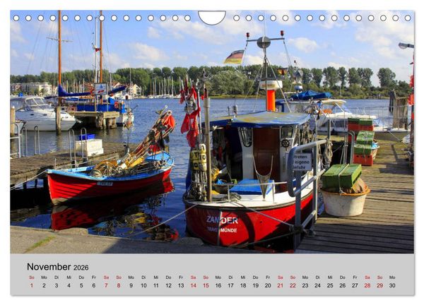 Produktbild: Travem&uuml;nde maritim (Wandkalender 2026 DIN A4 quer), CALVENDO Monatskalender