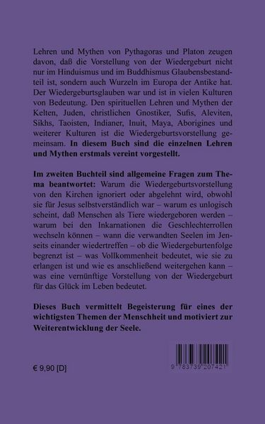 Produktbild: Von der Wiedergeburt