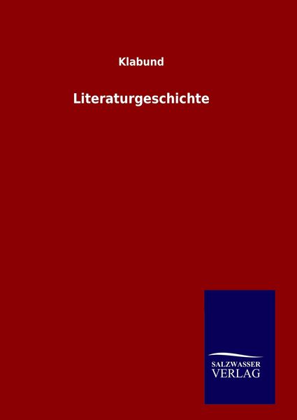 Produktbild: Literaturgeschichte
