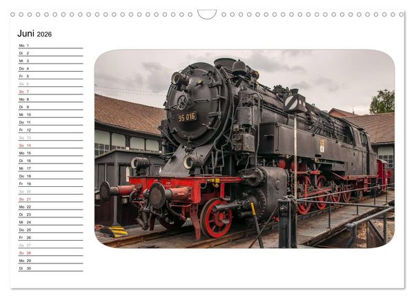 Produktbild: Unter Dampf - Dampflokromantik (Wandkalender 2026 DIN A3 quer), CALVENDO Monatskalender