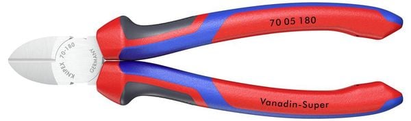 Produktbild: Knipex 70 05 180 Werkstatt Seitenschneider mit Facette 180mm