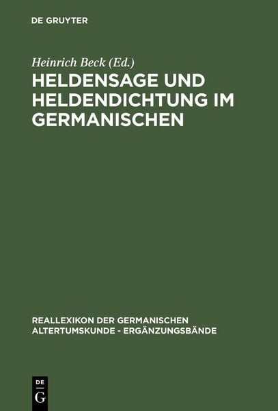 Produktbild: Heldensage und Heldendichtung im Germanischen