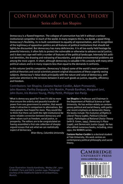Produktbild: Democracy's Values